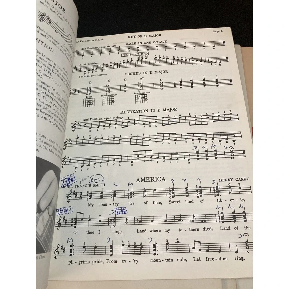 US School Of Music Home Study Guitar Lesson‎ 13-96 Book Learn How To Play Series